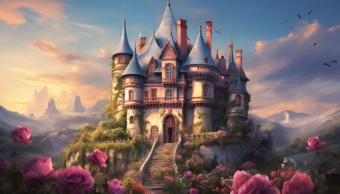 Le coloriage du château de Rosebois